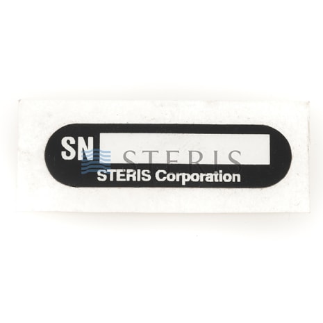 DATAPLATE LABEL  USB MEM Shop STERIS Product Number P093929542