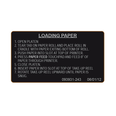 PRINTER PAPER LABEL Achetez le numéro de produit STERIS P093931243