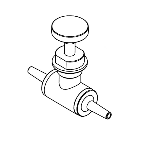 VALVE NEEDLE PVC 1/4 IN.BARB Shop STERIS Product Number P117009284