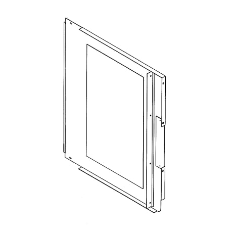 SIDE PANEL LEFT FREE STND Shop STERIS Product Number P117011612