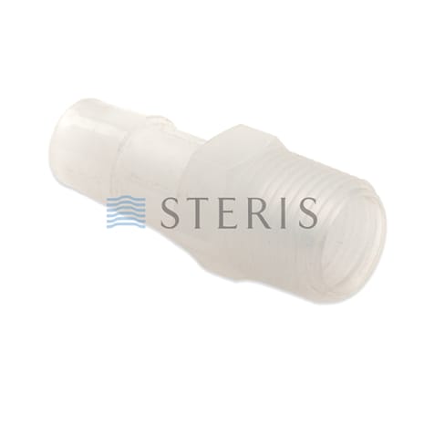 ADAPTOR  POLYPROPYLENE  3/8`` M X 1/2`` BARBED Shop STERIS Product Number P117037273