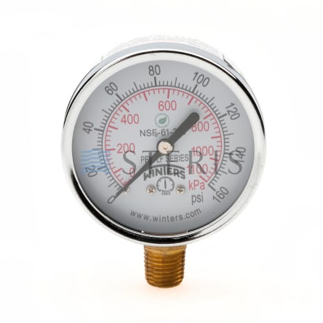 MANOMETRE 0-160 1/4" CU2 Shop STERIS Product Number P117901102