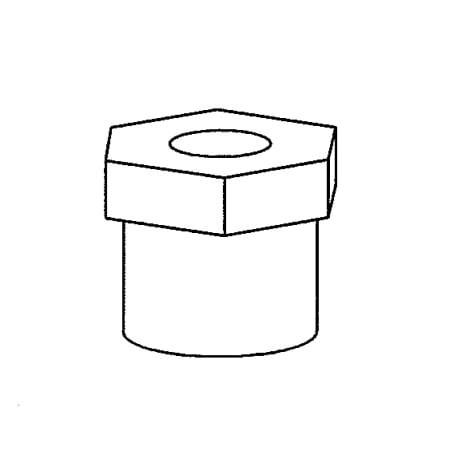 REDUCER POLY 1/2 IN.M X 1/4F Shop STERIS Product Number P117910868