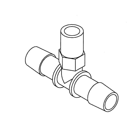TEE PLOY 1/2"BX1/2"BX1/4N Shop STERIS Product Number P117913627