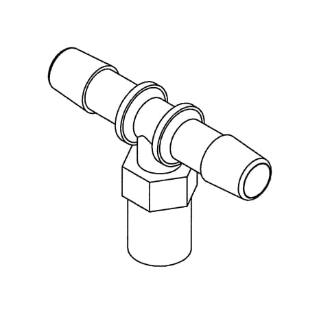 TEE 3/8"BX3/8"BX1/4M Shop STERIS Product Number P117913645