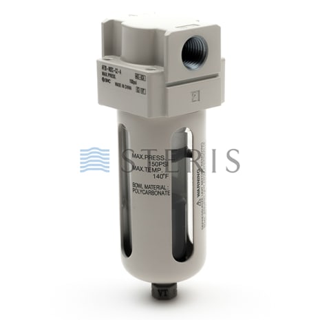 FILTER 5 MICRONS 1/4"NPT WITH DRAIN Shop STERIS Product Number P117915736