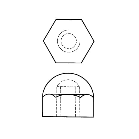 NUT  CAP  8-32 Shop STERIS Product Number P117957200