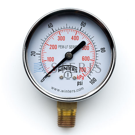 PRESSURE GAUGE 1/4 IN. NPT Shop STERIS Product Number P117959340
