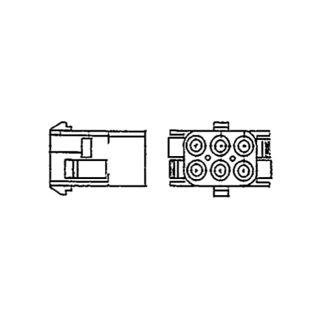 PIN HOUSING  6 POS Shop STERIS Product Number P129116001