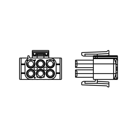 PLUG HOUSING-6 POS Shop STERIS Product Number P129119001