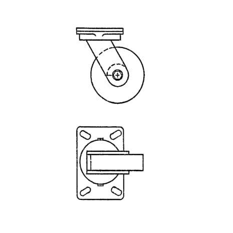 FIXED CASTER Shop STERIS Product Number P129352079