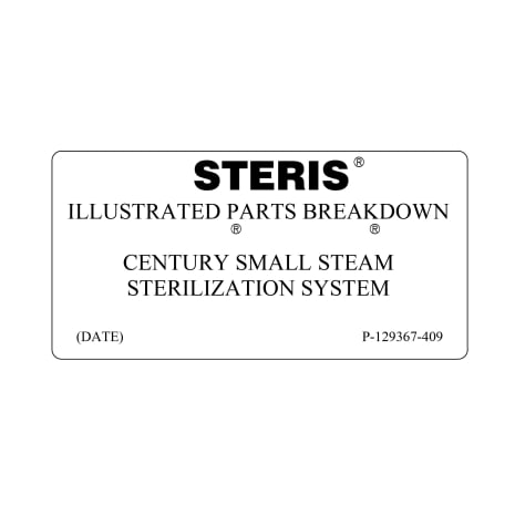 ILLUSTRATED PARTS LIST Shop STERIS Product Number P129367409