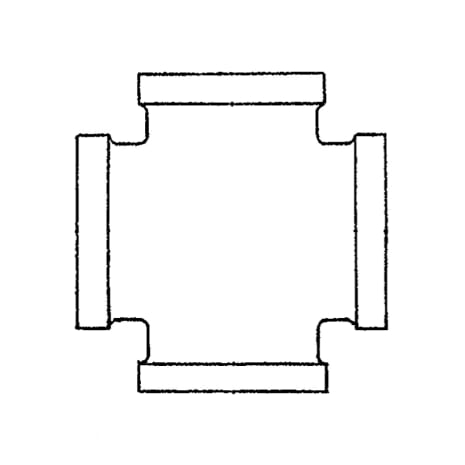 1/2 IN. PIPE CROSS Shop STERIS Product Number P150822333