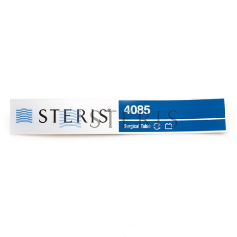 LABEL  ID 4085 TABLE Achetez le numéro de produit STERIS P150832663