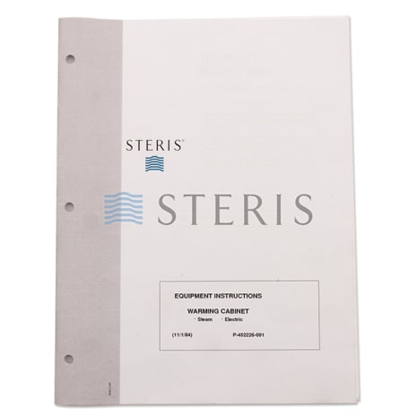 INSTRUCTIONS Shop STERIS Product Number P452226091