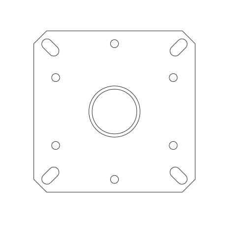 HOLE TEMPLATE DWG-CEIL PL Shop STERIS Product Number P762650176