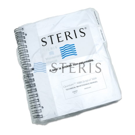 MAINT MANUAL  3080 RC/RL SURGICAL TABLE Shop STERIS Product Number P764322670