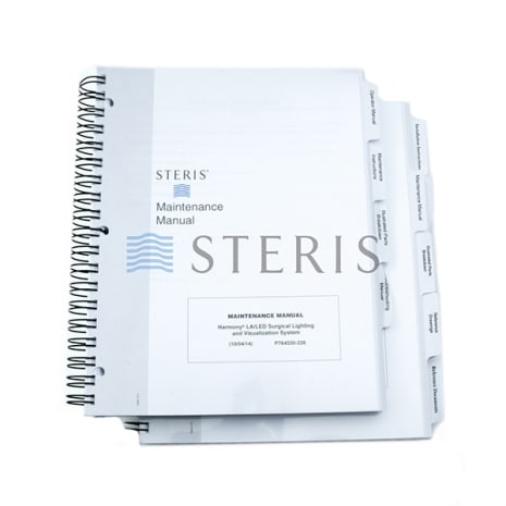 MAINT MANUAL  HARMONY LA LED SURG LIGHTG & VISUAL Shop STERIS Product Number P764330226