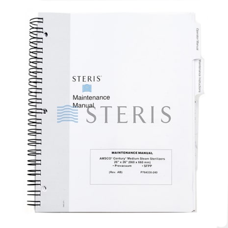 MAINT MANUAL  CENTURY 26 X 26 VAC/SFPP MEDIUM Shop STERIS Product Number P764330240