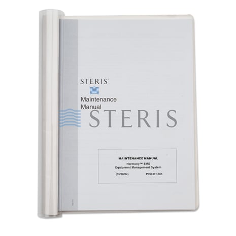 MAINT MANUAL  HARMONY EMS EQUIP MANAGEMENT SYSTEM Shop STERIS Product Number P764331565