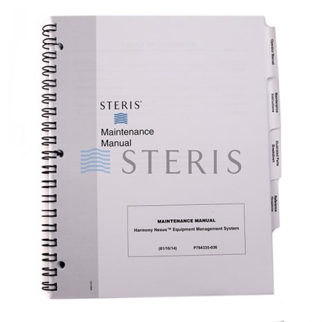 MAINT MANUAL  HARMONY NEXUS EQUIP MANAGEMENT SYSTM Shop STERIS Product Number P764335036