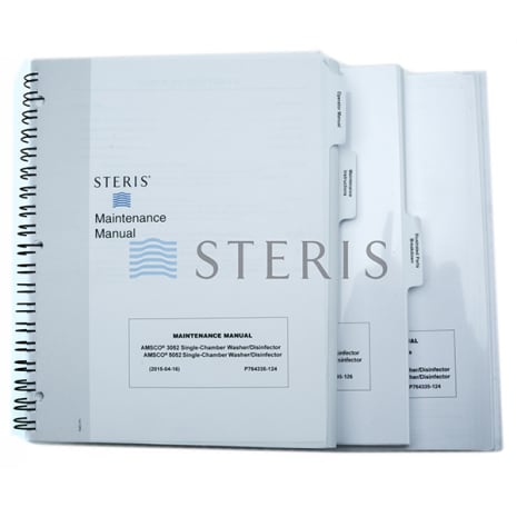 MAINT MANUAL  3052/5052 SGL CHMBR WSHR/DISINFECTR Shop STERIS Product Number P764335124