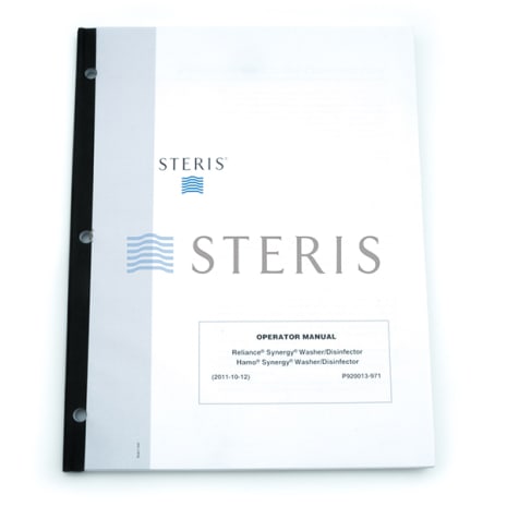 MANUAL  OPERATOR-SYNERGY Shop STERIS Product Number P920013971
