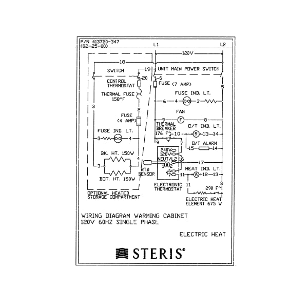 WIRING DIAGRAM P413720347 Shop STERIS