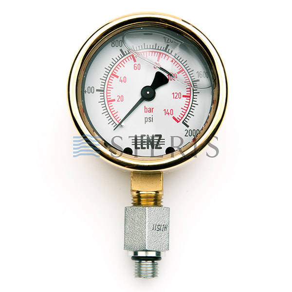 GAUGE PRESSURE 0-2000 PSI P764322738 | Shop STERIS