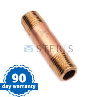 STERIS Product Number P028921091 NIPPLE BRASS 1/4 X 2