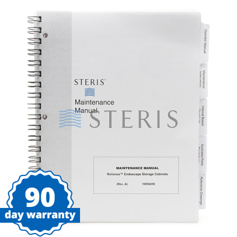 MAINT MANUAL ENDSCOPE STO Shop STERIS Product Number 10094258