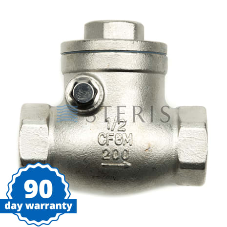 STERIS Product Number 201400114C VALVE CHECK SWING 1/2" SS