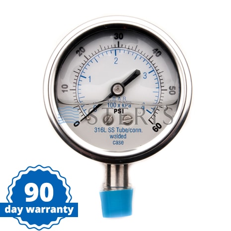 STERIS Product Number 203700300C GAUGE PRESSURE 0-60