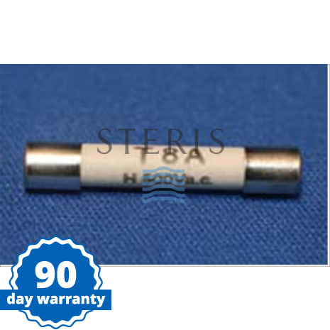 FUSE 8 AMP ANTI SURGE HBC 32MM (PKS 10) (T/B) Shop STERIS Product Number FUSE009