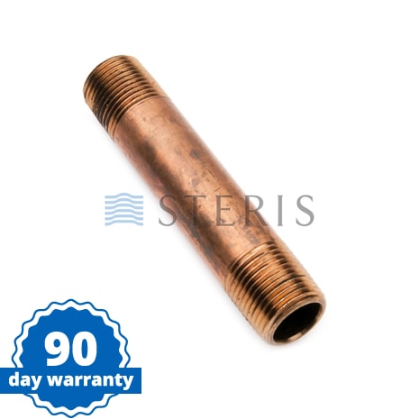 STERIS Product Number P029022091 NIPPLE 3/8 X 3-1/4 BRASS