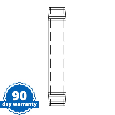 NIPPLE 1 IN.NPT 8 IN.LG BRASS Shop STERIS Product Number P029386091