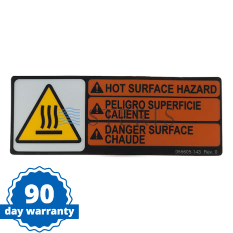 HAZARD LABEL Shop STERIS Product Number P055605143
