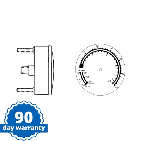 STERIS Product Number P093910800 GAUGE  JACKET PRESSURE