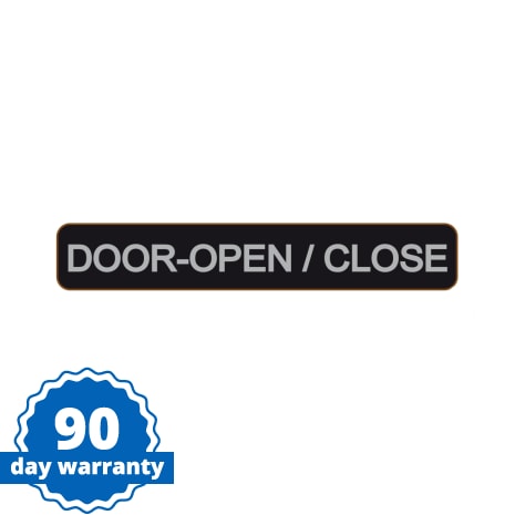 STERIS Product Number P093918218 DOOR LABEL (OPEN/CLOSE)