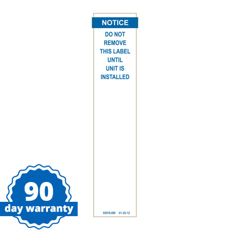 STERIS Product Number P093918489 LABEL  HITCH PIN