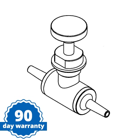 STERIS Product Number P117009284 VALVE NEEDLE PVC 1/4 IN.BARB