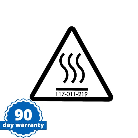 STERIS Product Number P117011219 STICKER HOT SURFACE CE