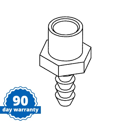 ADAPTOR 3/8"BARB X 1/4-18 Shop STERIS Product Number P117026352