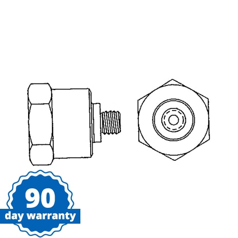 STERIS Product Number P117033623 ADAPTOR FITTING BRASS 10-32"M X 1/8"F