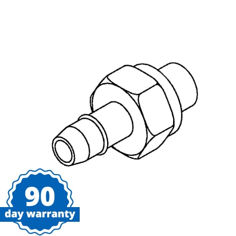 STERIS Product Number P117033938 PNEUMATIC FITTING BRASS 1/8"BARB X 10-32