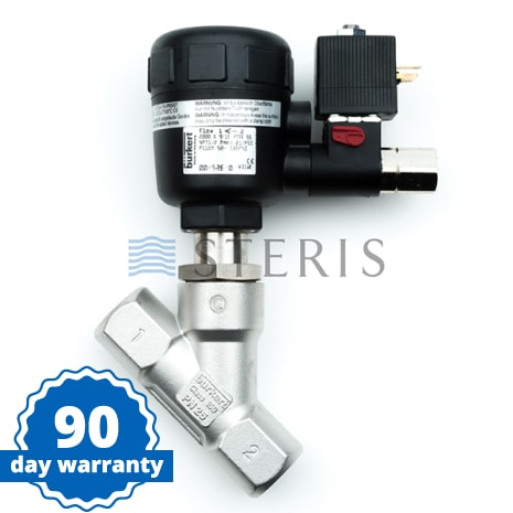 VALVE SOLENOID 1/2" S/S  316L  24V PILOT Shop STERIS Product Number P117043440