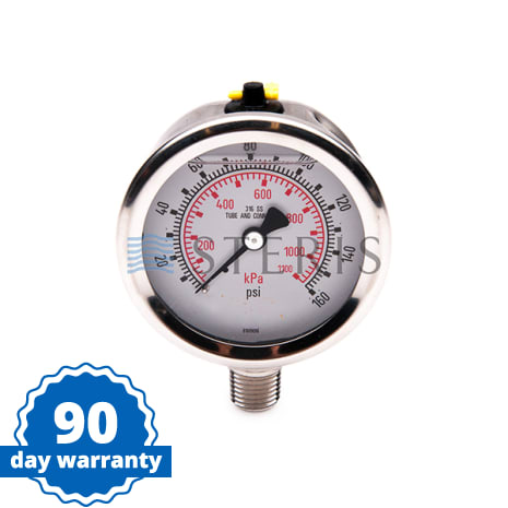 GAUGE PRESSURE 1/4" 2"DOA 316L S/S Shop STERIS Product Number P117070583