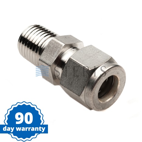 RACCORD COMPRESSION A/I 1/4''M X 3/8''OD Shop STERIS Product Number P117909267