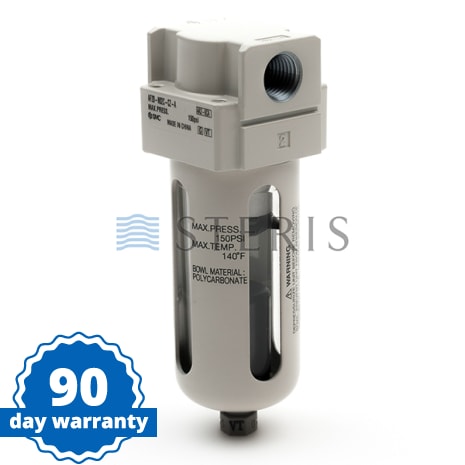 FILTER 5 MICRONS 1/4"NPT WITH DRAIN Shop STERIS Product Number P117915736