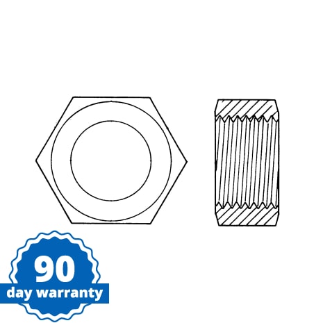 STERIS Product Number P117950158 NUT  L.H. IMPELLER